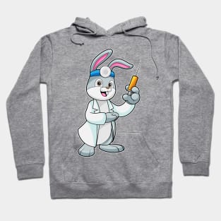 Rabbit as Doctor at Vaccination with Syringe Hoodie